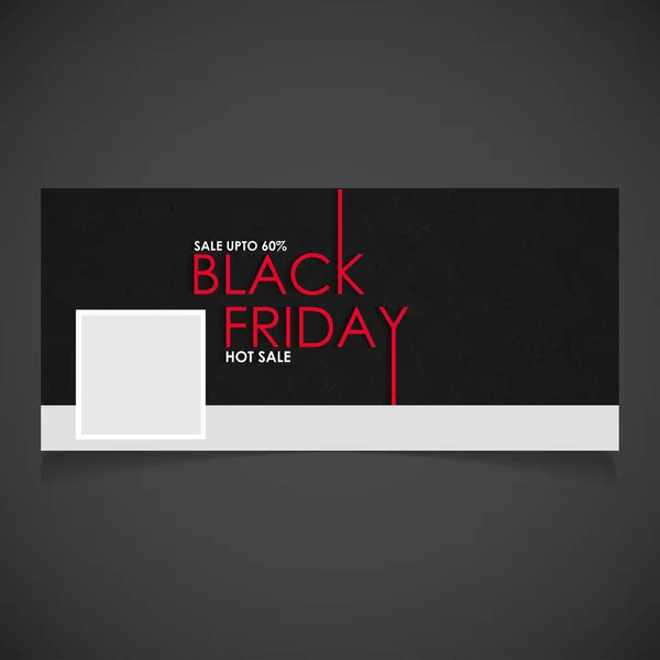 Banner of black friday sale — Stock Vector