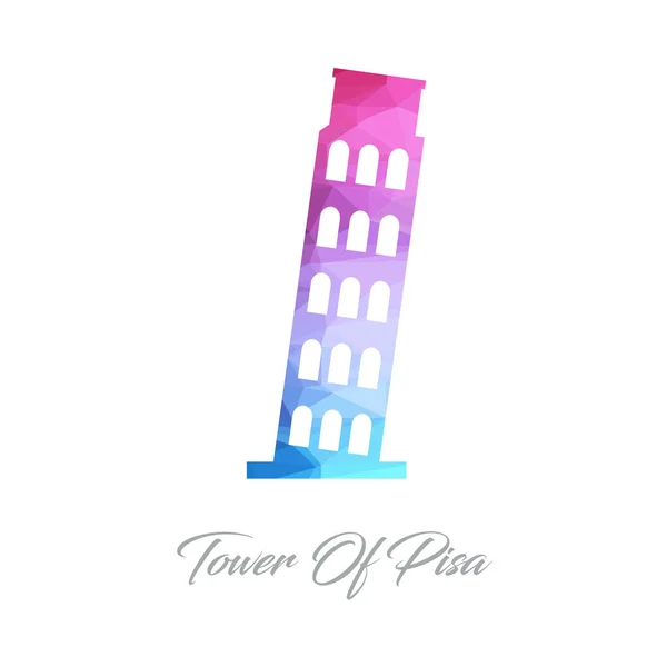 Ícone de torre plana — Vetor de Stock