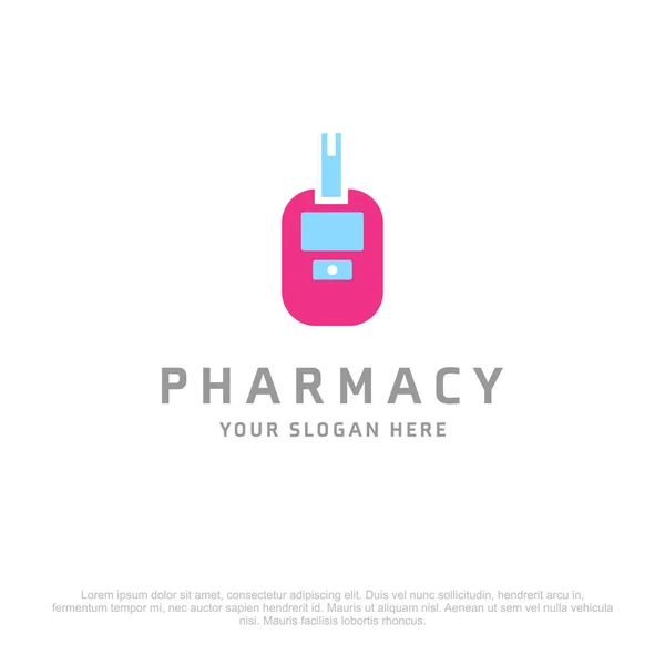 Logotipo da farmácia com espaço livre para texto — Vetor de Stock