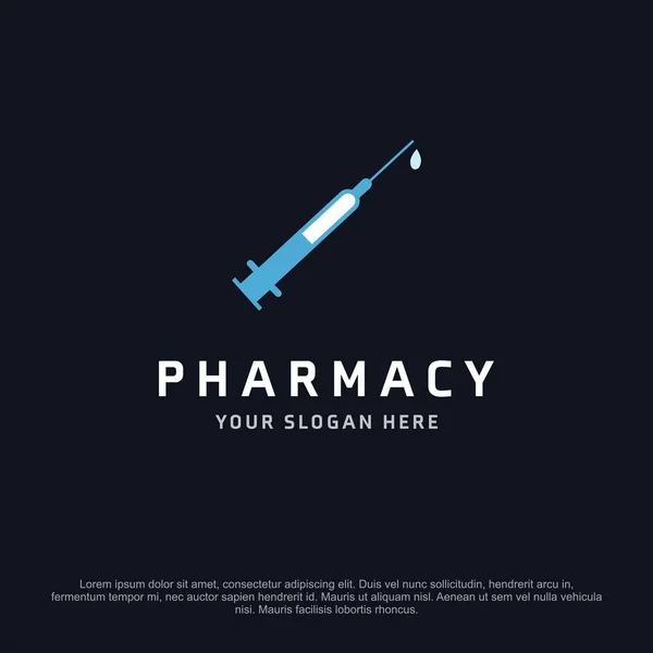 Pharmacy banner with free space for text — Stock Vector