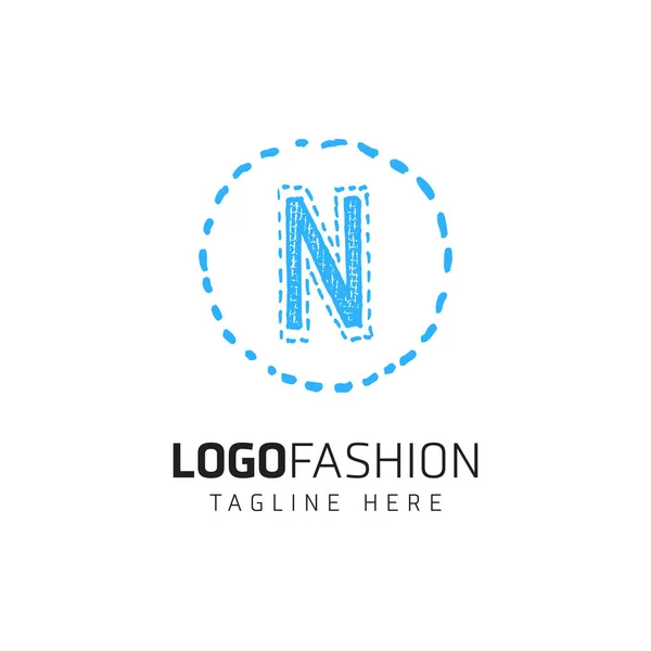 Business Logo Design med brev – Stock-vektor
