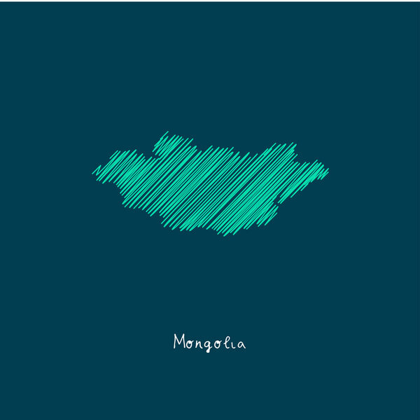 иллюстрация на карте мира, Монголия
