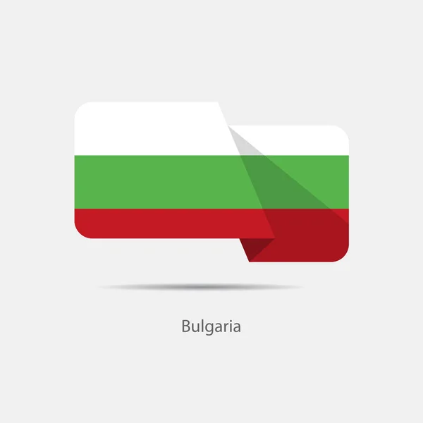 Bulgaria logotipo de la bandera nacional — Archivo Imágenes Vectoriales