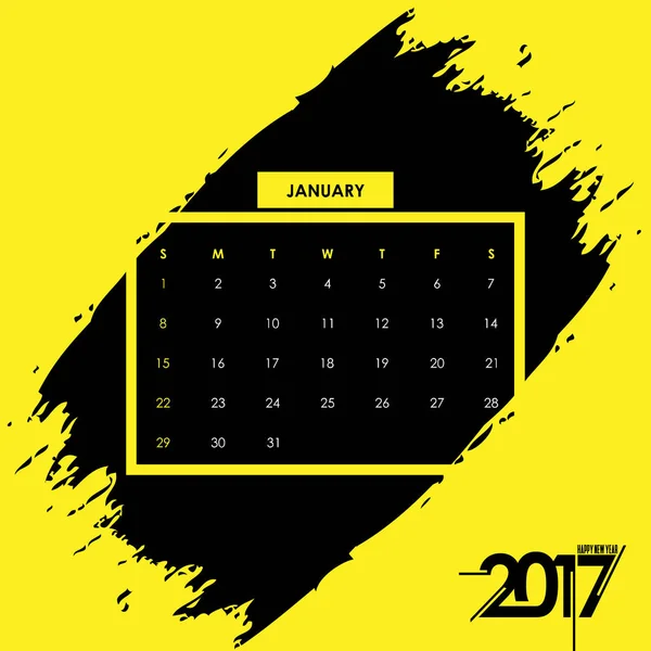 Icono del calendario cepillo — Vector de stock