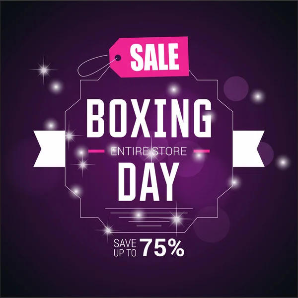 banner of boxing day sale
