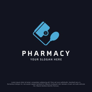 Eczane afiş metin için boş alan ile