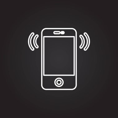 cep telefonu işareti simgesi 