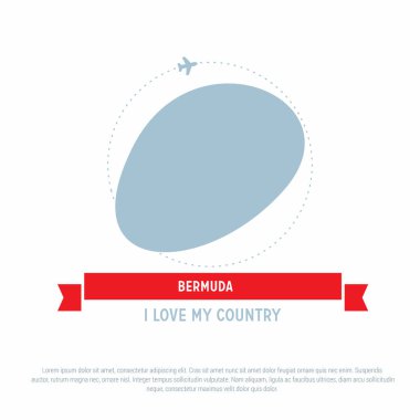 Bermuda Haritası simgesini