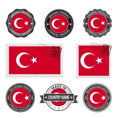 set renkli pul Türkiye 