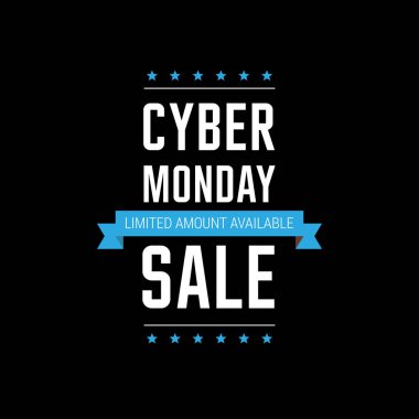 Siber Pazartesi satış afiş