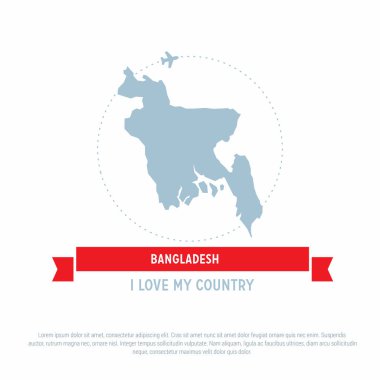 Bangladeş Haritası simgesini