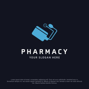 Eczane afiş metin için boş alan ile