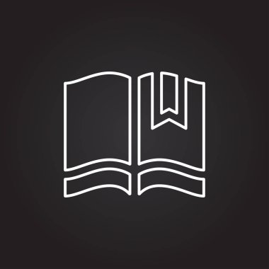 Açık kitap işareti simgesi