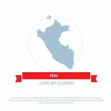Peru Haritası simgesini