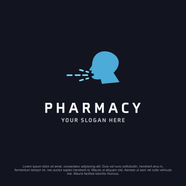 Eczane afiş metin için boş alan ile