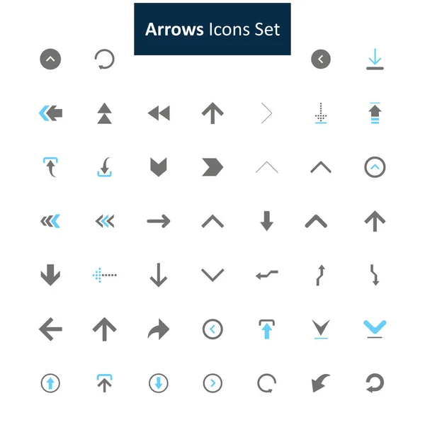 Pijlen pictogram set — Stockvector