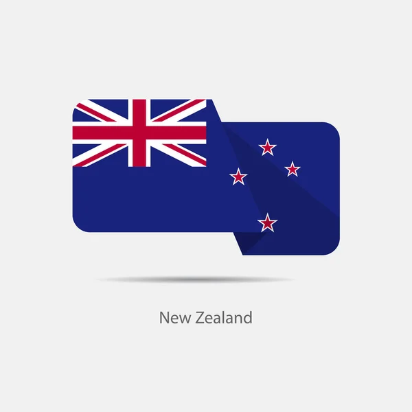 Новий логотип національного прапора Зеландії — стоковий вектор