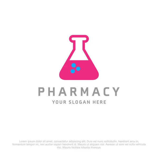 Logotipo de la farmacia con espacio libre para el texto — Vector de stock