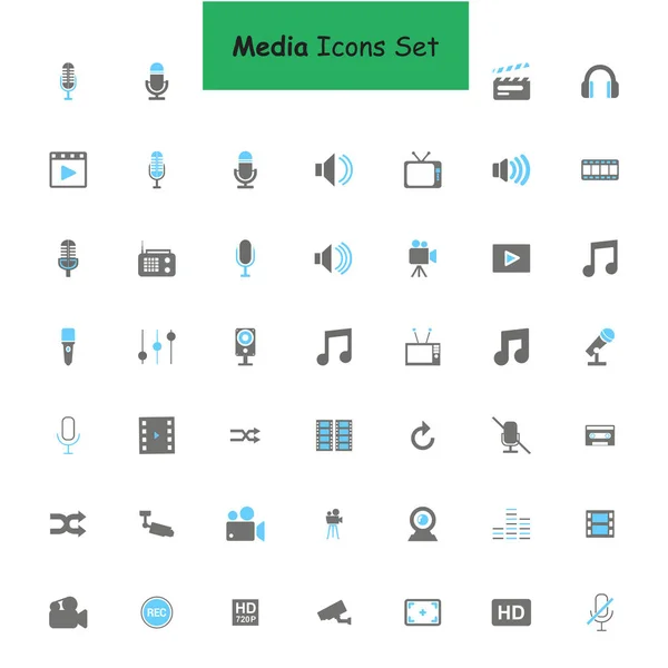 Set van verschillende pictogrammen — Stockvector