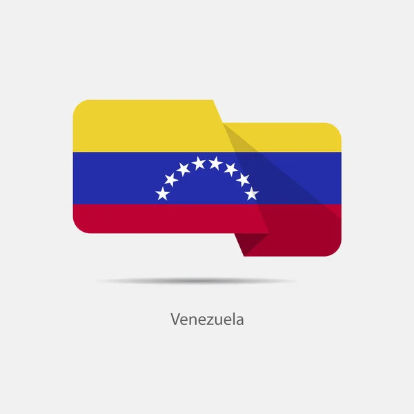 Venezuela logo der nationalen flagge — Stockvektor