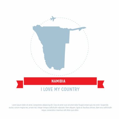 Namibya Haritası simgesini