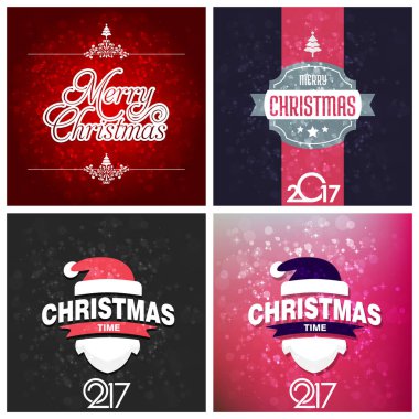 2017 neşeli Noel kart dizisini