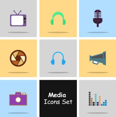  Medya Icon set