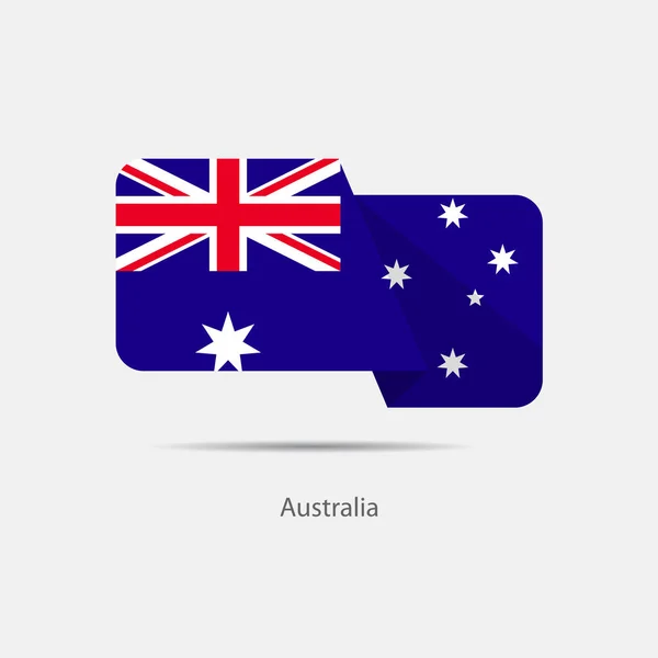 Australia national flag logo — Stock Vector