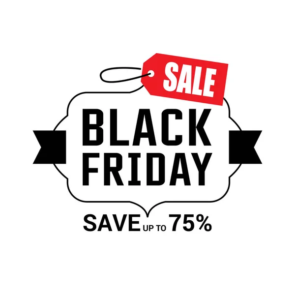 Banner des Black Friday Sale — Stockvektor