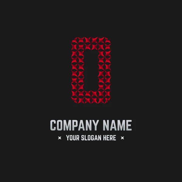 Červená podnikání logotyp ikona — Stockový vektor