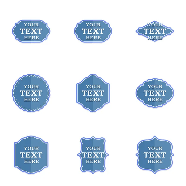 Set of  badges and labels — Stock Vector