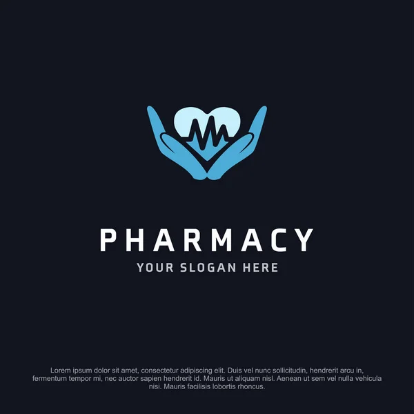 Gyógyszertár banner a szabad hely, a szöveg — Stock Vector