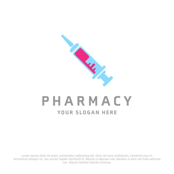 Pharmacy logo with free space for text — Stock Vector