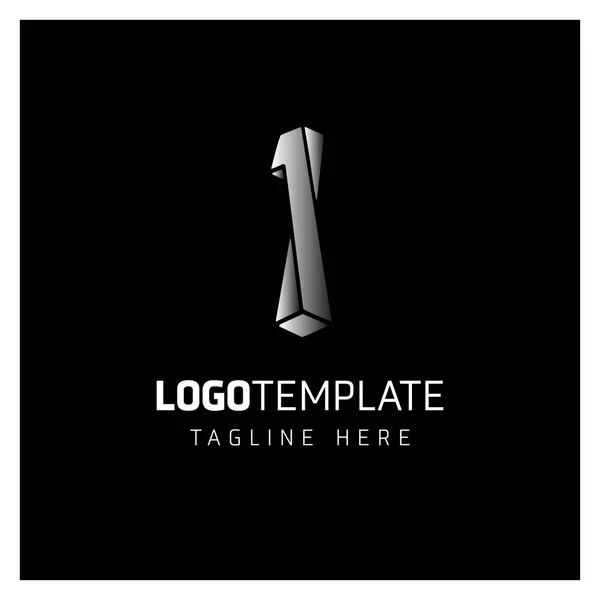 Conception de logo d'entreprise avec lettre I — Image vectorielle