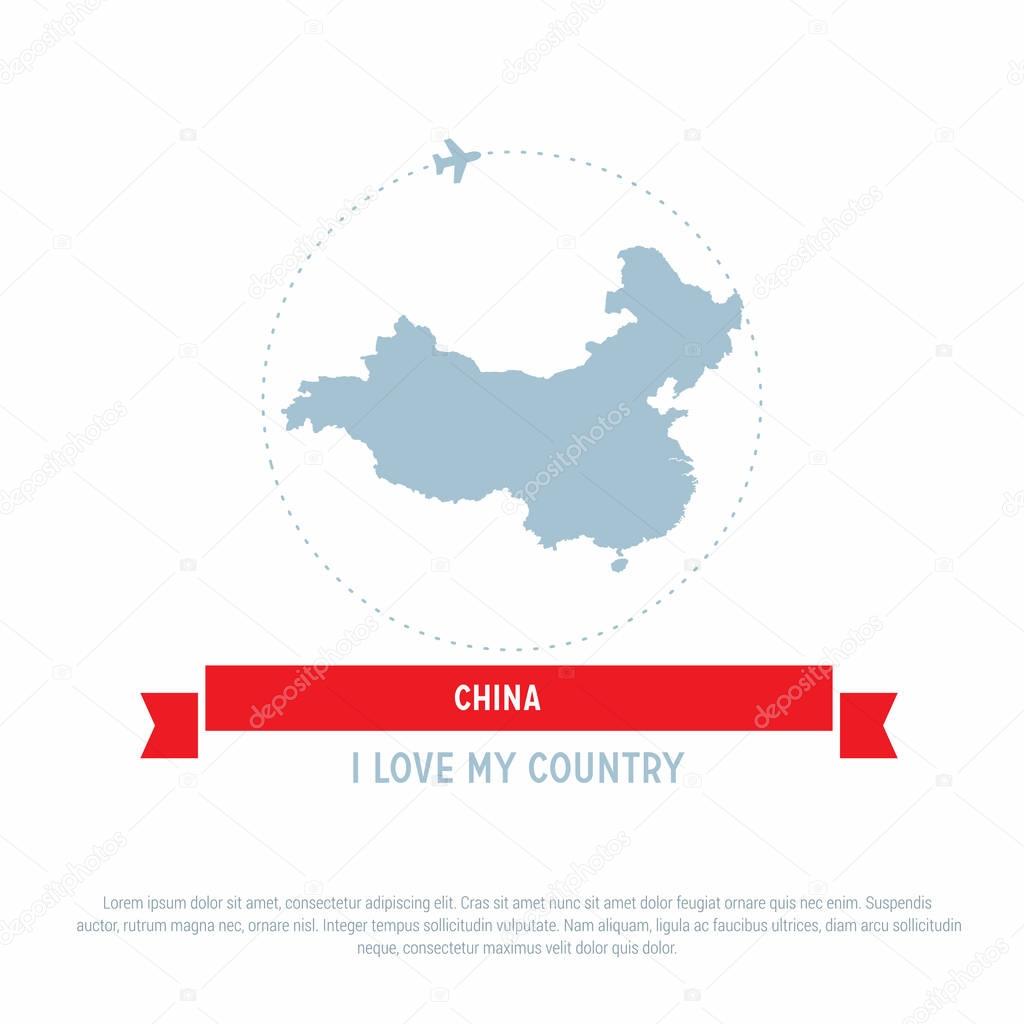 China map icon
