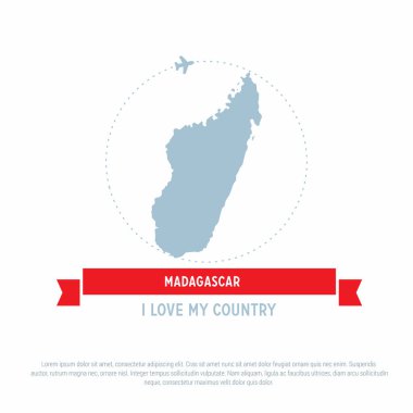 Madagaskar Haritası simgesini