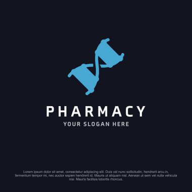 Eczane afiş metin için boş alan ile