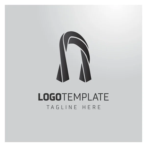 Conception de logo d'entreprise avec lettre — Image vectorielle