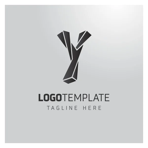 Diseño de Logo Empresarial con Letra Y — Vector de stock