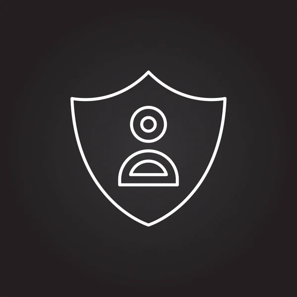 สัญลักษณ์ความปลอดภัย — ภาพเวกเตอร์สต็อก