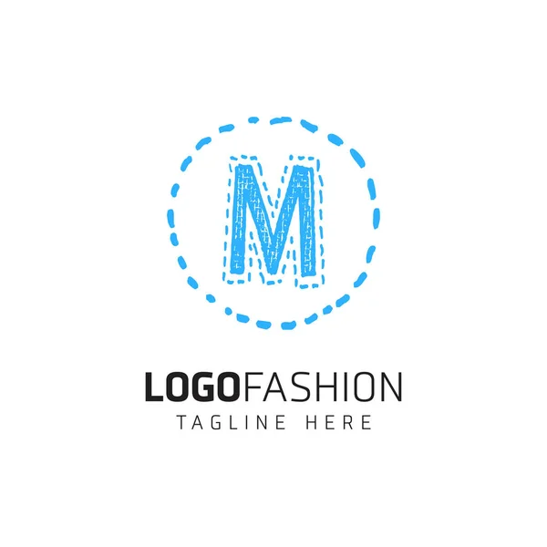 Design de logotipo de negócios com carta — Vetor de Stock