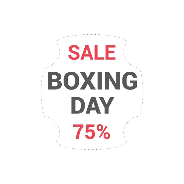 Banner de venda dia de boxe — Vetor de Stock