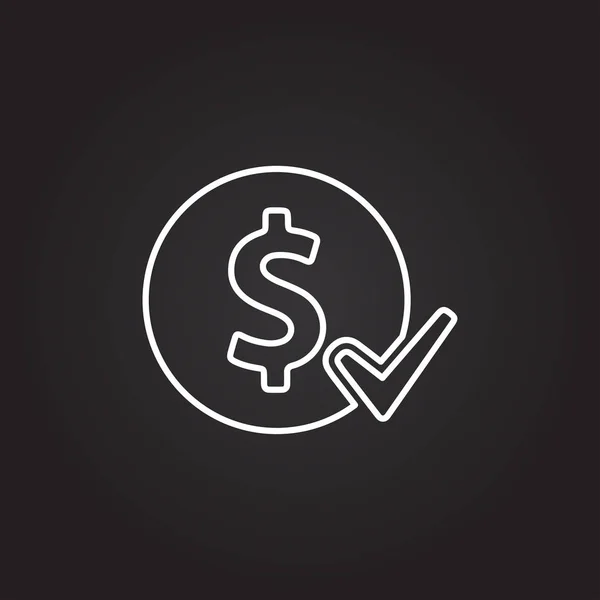 Směnárna s ikonou dolaru — Stockový vektor