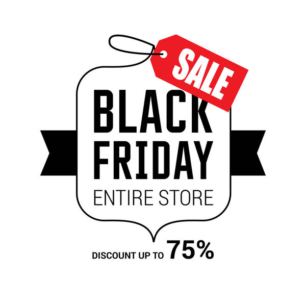 banner of black friday sale