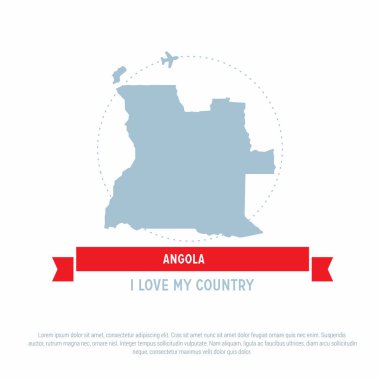 Angola Haritası simgesini