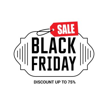 siyah Cuma satış afiş