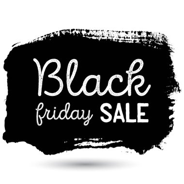 siyah Cuma satış afiş