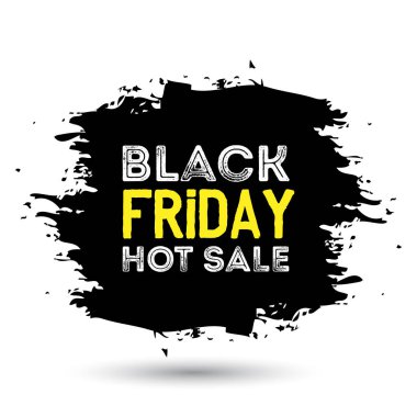 siyah Cuma satış afiş