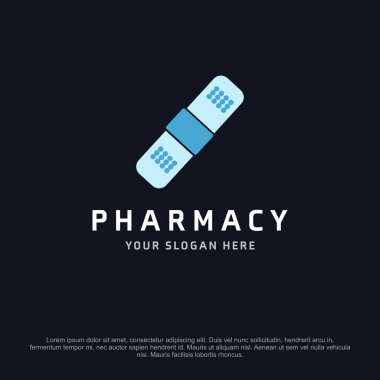 Eczane afiş metin için boş alan ile