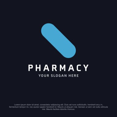 Eczane afiş metin için boş alan ile